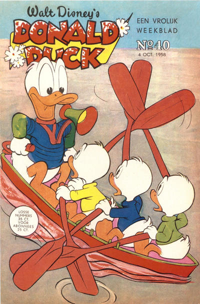 Cover for Donald Duck (Geïllustreerde Pers, 1952 series) #40/1958