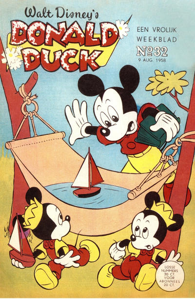 Cover for Donald Duck (Geïllustreerde Pers, 1952 series) #32/1958