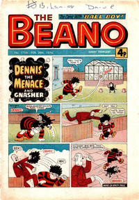 Cover Thumbnail for The Beano (D.C. Thomson, 1950 series) #1754