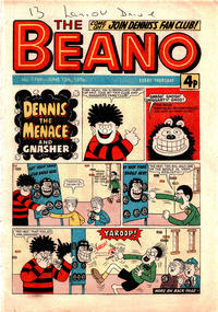 Cover Thumbnail for The Beano (D.C. Thomson, 1950 series) #1769