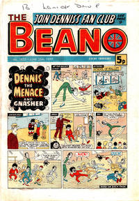 Cover Thumbnail for The Beano (D.C. Thomson, 1950 series) #1823
