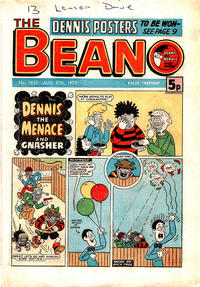 Cover Thumbnail for The Beano (D.C. Thomson, 1950 series) #1832