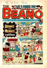 Cover Thumbnail for The Beano (D.C. Thomson, 1950 series) #1861
