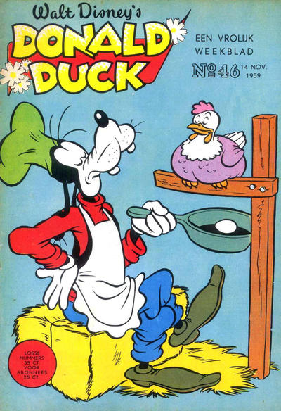 Cover for Donald Duck (Geïllustreerde Pers, 1952 series) #46/1959