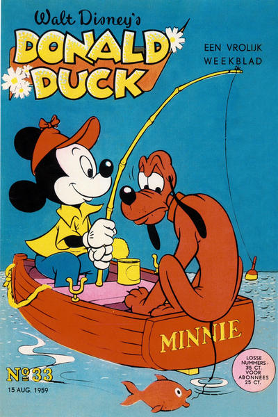 Cover for Donald Duck (Geïllustreerde Pers, 1952 series) #33/1959