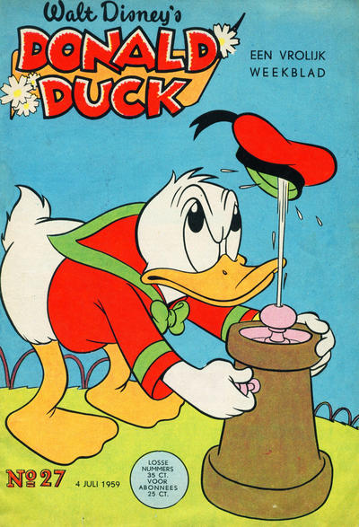 Cover for Donald Duck (Geïllustreerde Pers, 1952 series) #27/1959