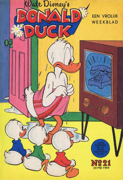 Cover for Donald Duck (Geïllustreerde Pers, 1952 series) #21/1959