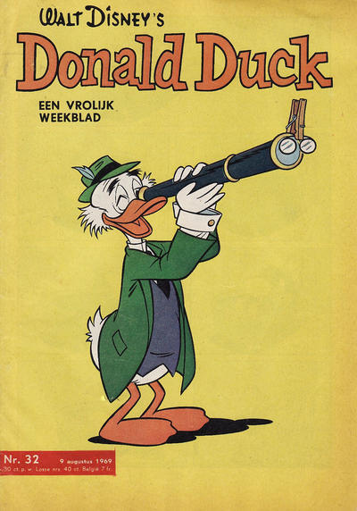 Cover for Donald Duck (Geïllustreerde Pers, 1952 series) #32/1969