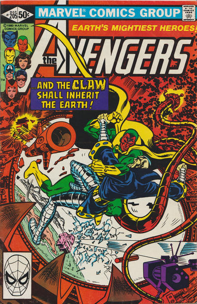 Cover for The Avengers (Marvel, 1963 series) #205 [Direct]