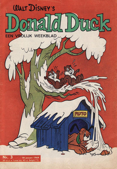 Cover for Donald Duck (Geïllustreerde Pers, 1952 series) #3/1969