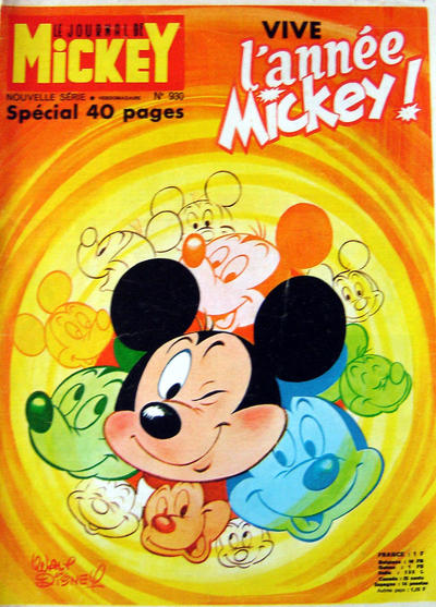 Cover for Le Journal de Mickey (Hachette, 1952 series) #930