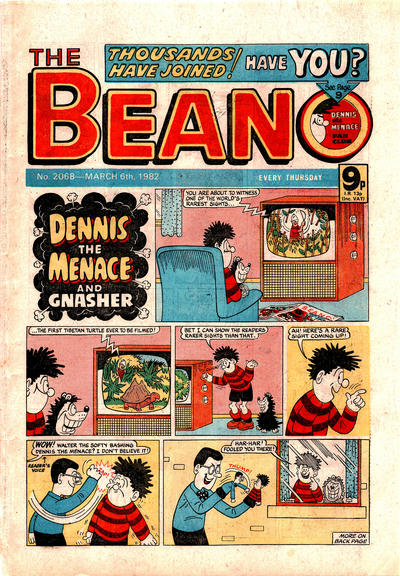 Cover for The Beano (D.C. Thomson, 1950 series) #2068