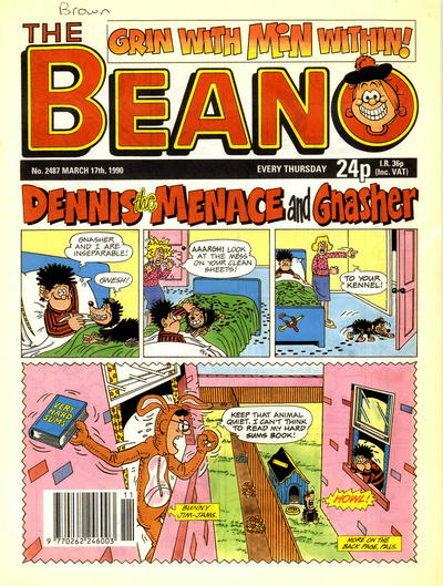 Cover for The Beano (D.C. Thomson, 1950 series) #2487