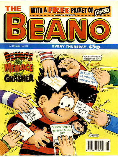 Cover for The Beano (D.C. Thomson, 1950 series) #2921