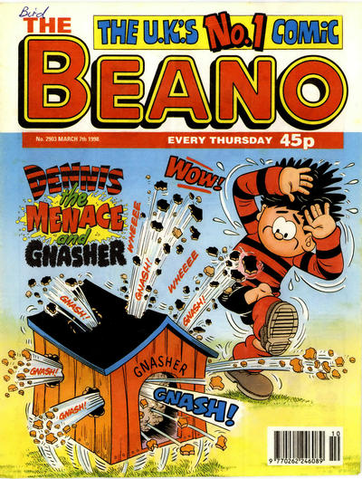 Cover for The Beano (D.C. Thomson, 1950 series) #2903