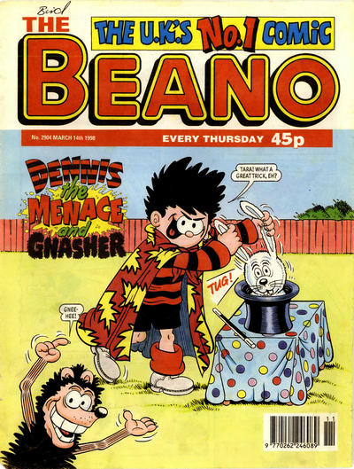 Cover for The Beano (D.C. Thomson, 1950 series) #2904