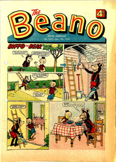 Cover for The Beano (D.C. Thomson, 1950 series) #1477