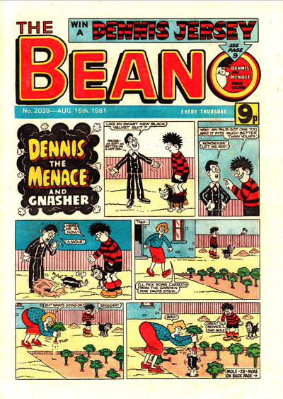 Cover for The Beano (D.C. Thomson, 1950 series) #2039