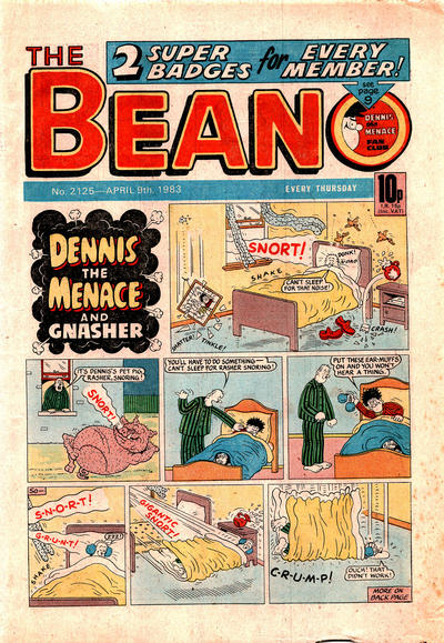 Cover for The Beano (D.C. Thomson, 1950 series) #2125