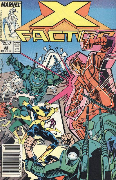 Cover for X-Factor (Marvel, 1986 series) #23 [Newsstand]