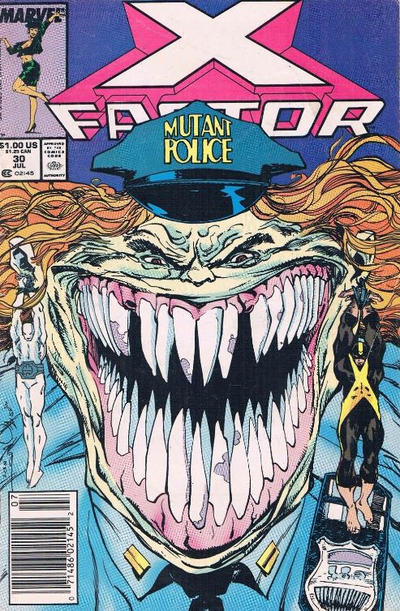 Cover for X-Factor (Marvel, 1986 series) #30 [Newsstand]