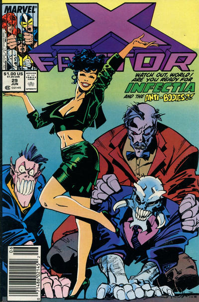 Cover for X-Factor (Marvel, 1986 series) #29 [Newsstand]