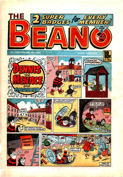 Cover for The Beano (D.C. Thomson, 1950 series) #2328