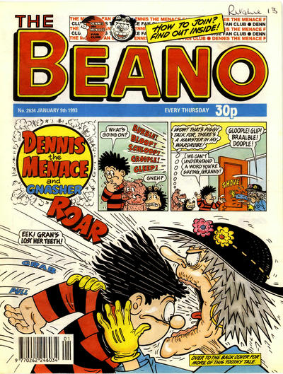 Cover for The Beano (D.C. Thomson, 1950 series) #2634