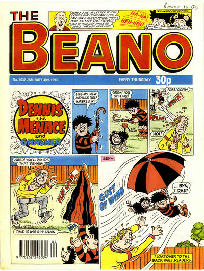 Cover for The Beano (D.C. Thomson, 1950 series) #2637