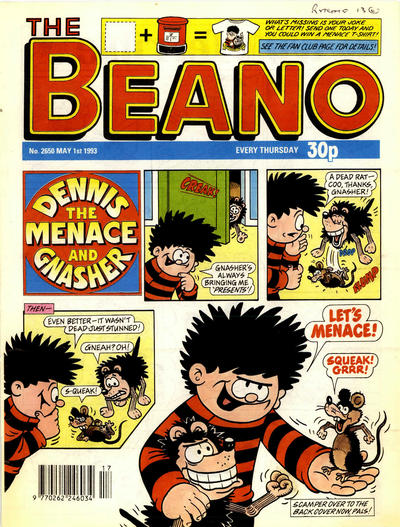 Cover for The Beano (D.C. Thomson, 1950 series) #2650