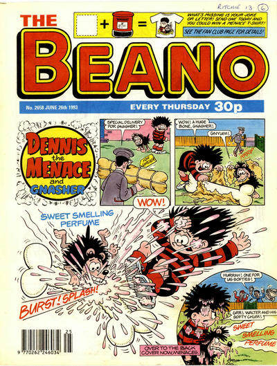 Cover for The Beano (D.C. Thomson, 1950 series) #2658