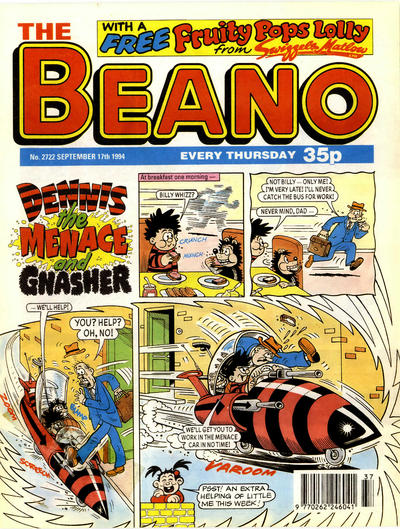 Cover for The Beano (D.C. Thomson, 1950 series) #2722
