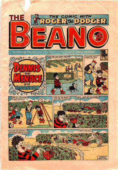 Cover for The Beano (D.C. Thomson, 1950 series) #2345