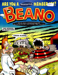 Cover Thumbnail for The Beano (D.C. Thomson, 1950 series) #3168