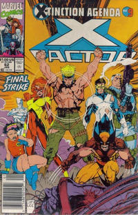 Cover Thumbnail for X-Factor (Marvel, 1986 series) #62 [Newsstand]