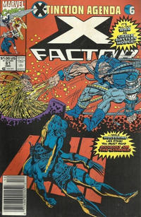 Cover for X-Factor (Marvel, 1986 series) #61 [Newsstand]