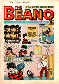 Cover Thumbnail for The Beano (D.C. Thomson, 1950 series) #1709