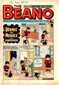 Cover Thumbnail for The Beano (D.C. Thomson, 1950 series) #1728