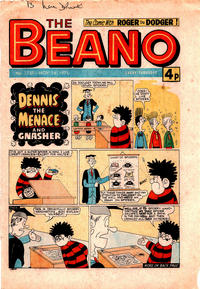 Cover Thumbnail for The Beano (D.C. Thomson, 1950 series) #1737