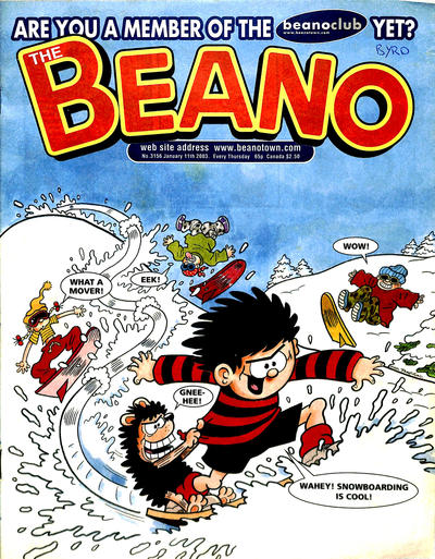 Cover for The Beano (D.C. Thomson, 1950 series) #3156