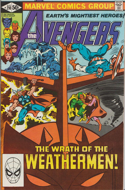 Cover for The Avengers (Marvel, 1963 series) #210 [Direct]