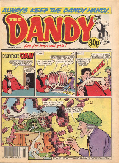 Cover for The Dandy (D.C. Thomson, 1950 series) #2696