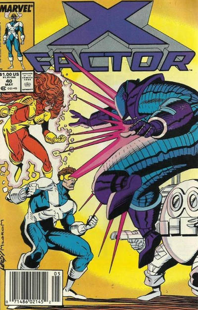 Cover for X-Factor (Marvel, 1986 series) #40 [Newsstand]