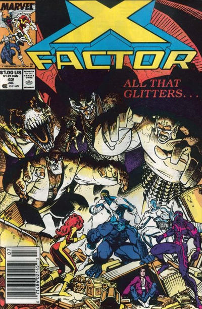 Cover for X-Factor (Marvel, 1986 series) #42 [Newsstand]