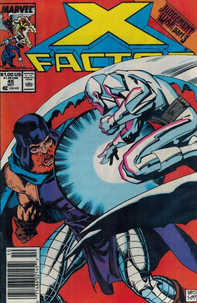 Cover for X-Factor (Marvel, 1986 series) #45 [Newsstand]
