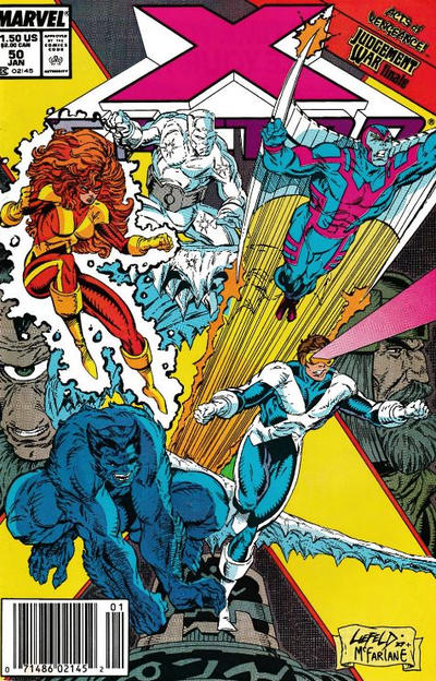 Cover for X-Factor (Marvel, 1986 series) #50 [Newsstand]