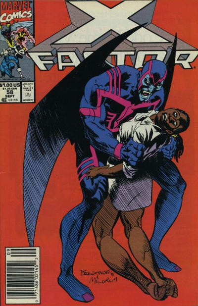 Cover for X-Factor (Marvel, 1986 series) #58 [Newsstand]