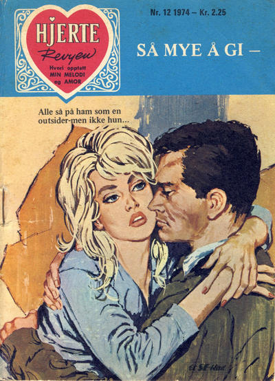 Cover for Hjerterevyen (Serieforlaget / Se-Bladene / Stabenfeldt, 1960 series) #12/1974