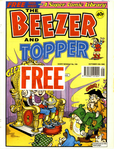 Cover for The Beezer and Topper (D.C. Thomson, 1990 series) #108