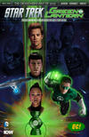 Cover Thumbnail for Star Trek / Green Lantern (2015 series) #1 [Cover RE - Emerald City Comics Exclusive Adam Riches Variant]